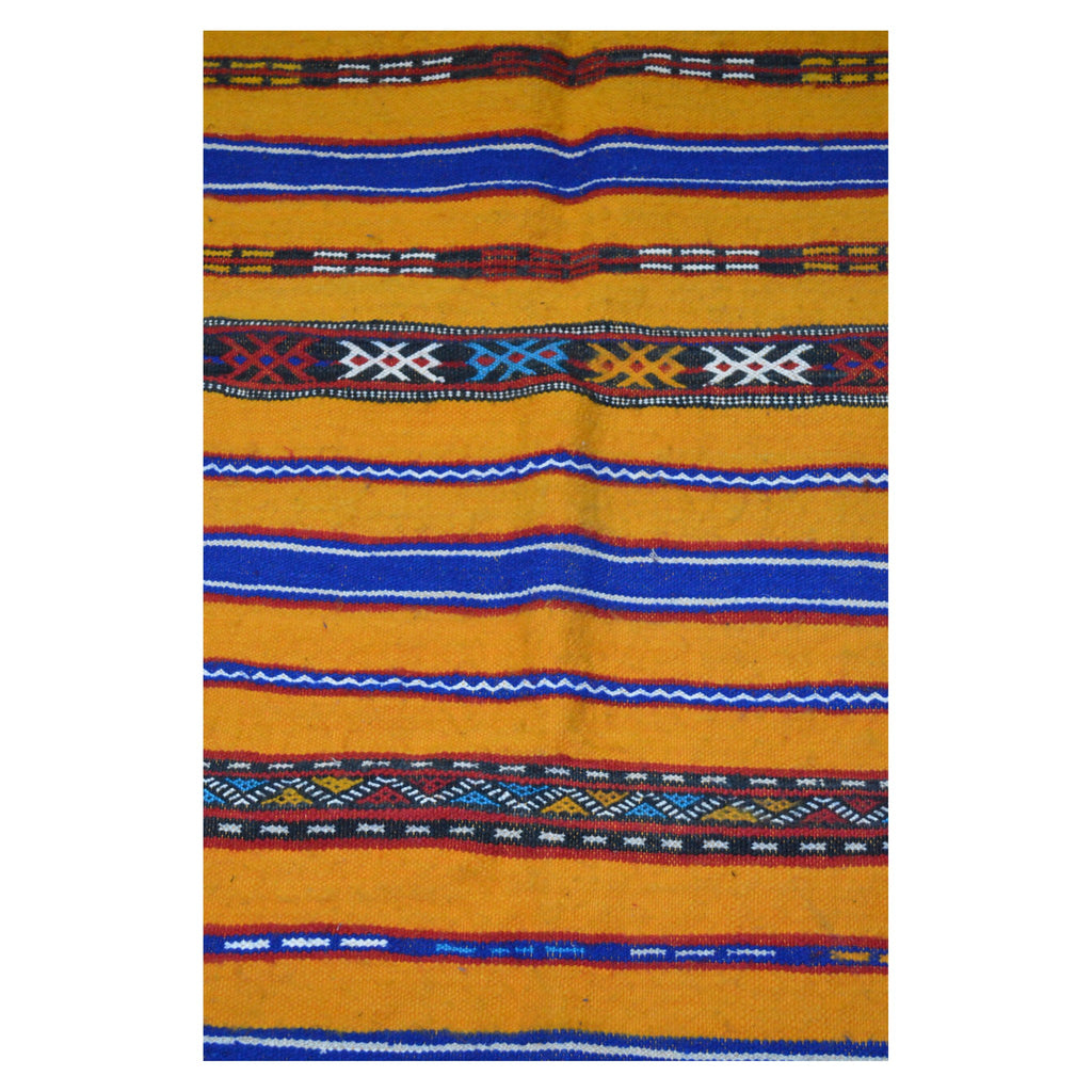 Fadwa Handmade Moroccan Rug Orange Medium