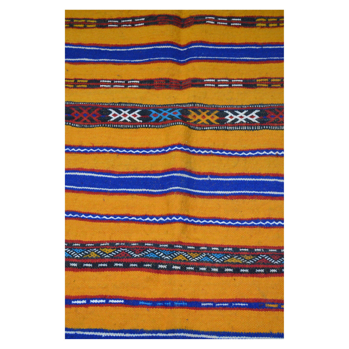 Fadwa Handmade Moroccan Rug Orange Medium