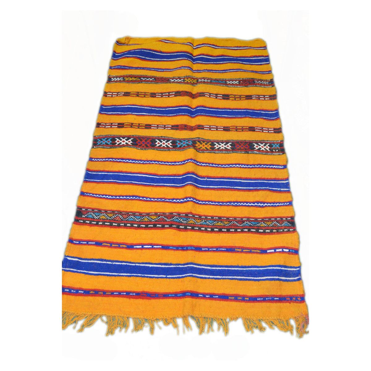 Fadwa Handmade Moroccan Rug Orange Medium