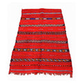 Handmade Moroccan Rug Red Medium