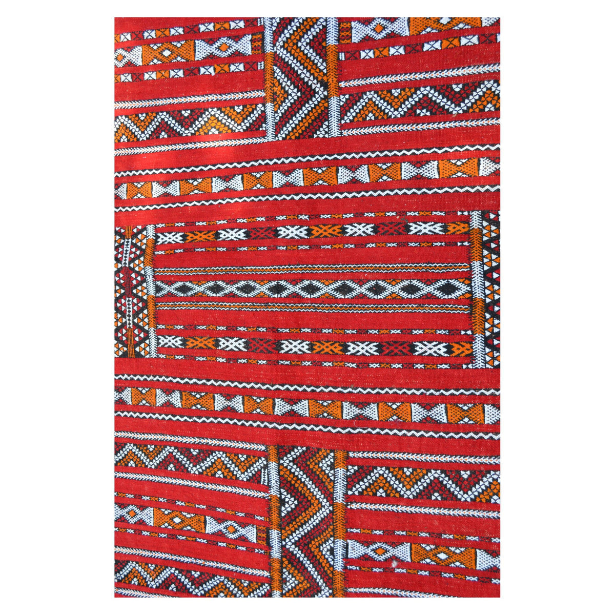 Qawtar Handmade Moroccan Rug Red Large