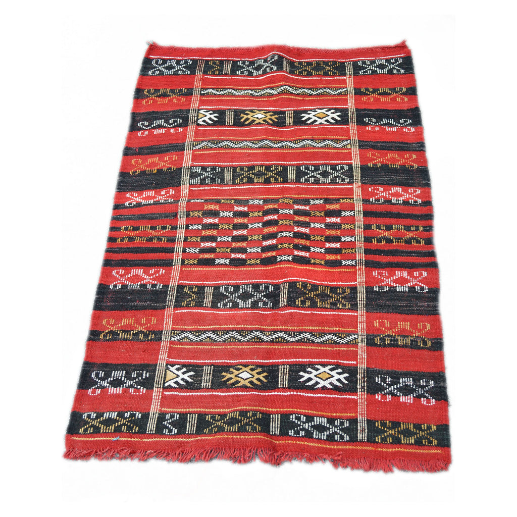 Ali Handmade Moroccan Rug Red Medium