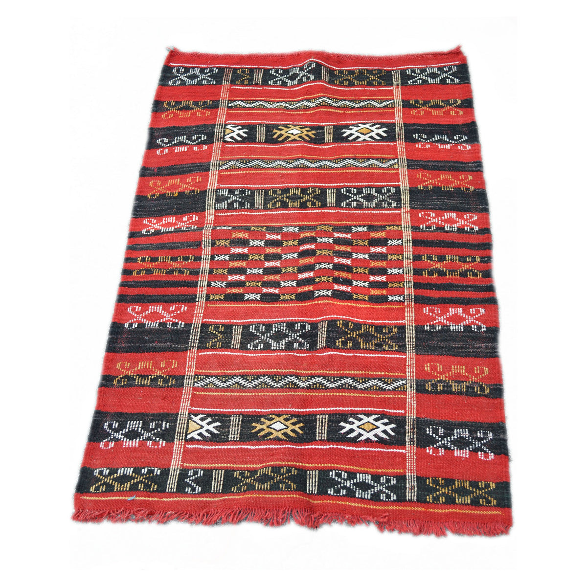 Ali Handmade Moroccan Rug Red Medium