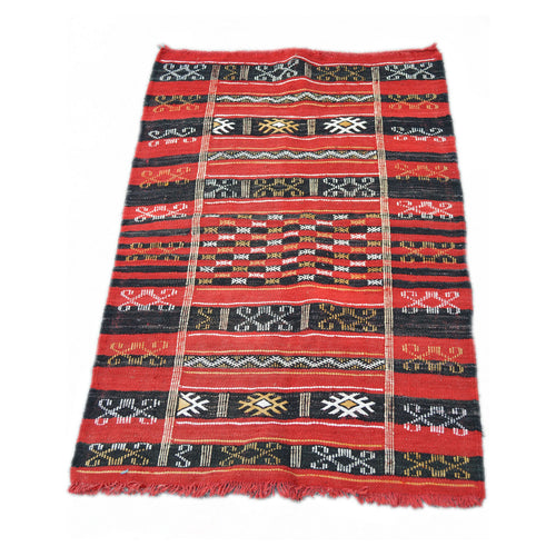 Ali Handmade Moroccan Rug Red Medium