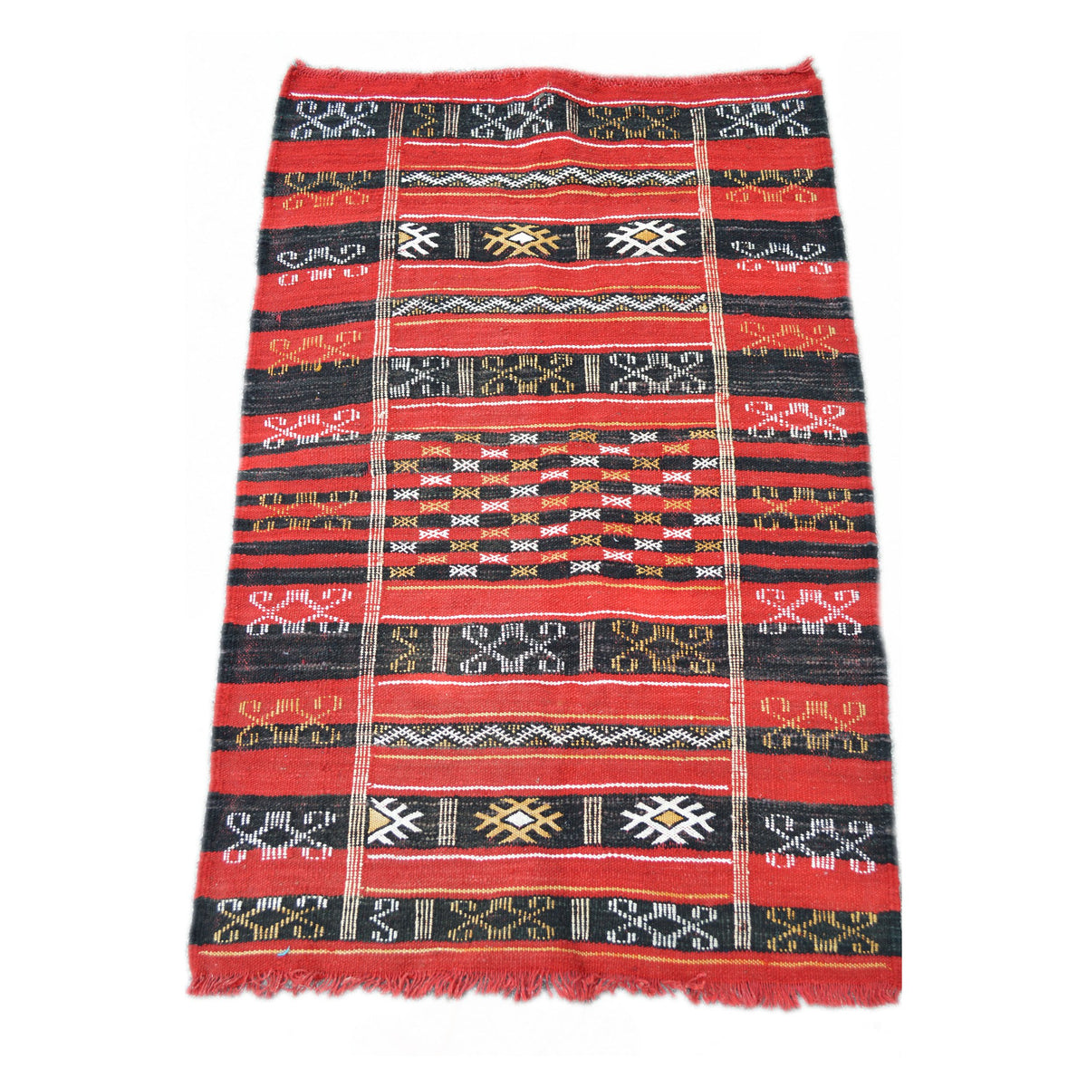 Ali Handmade Moroccan Rug Red Medium