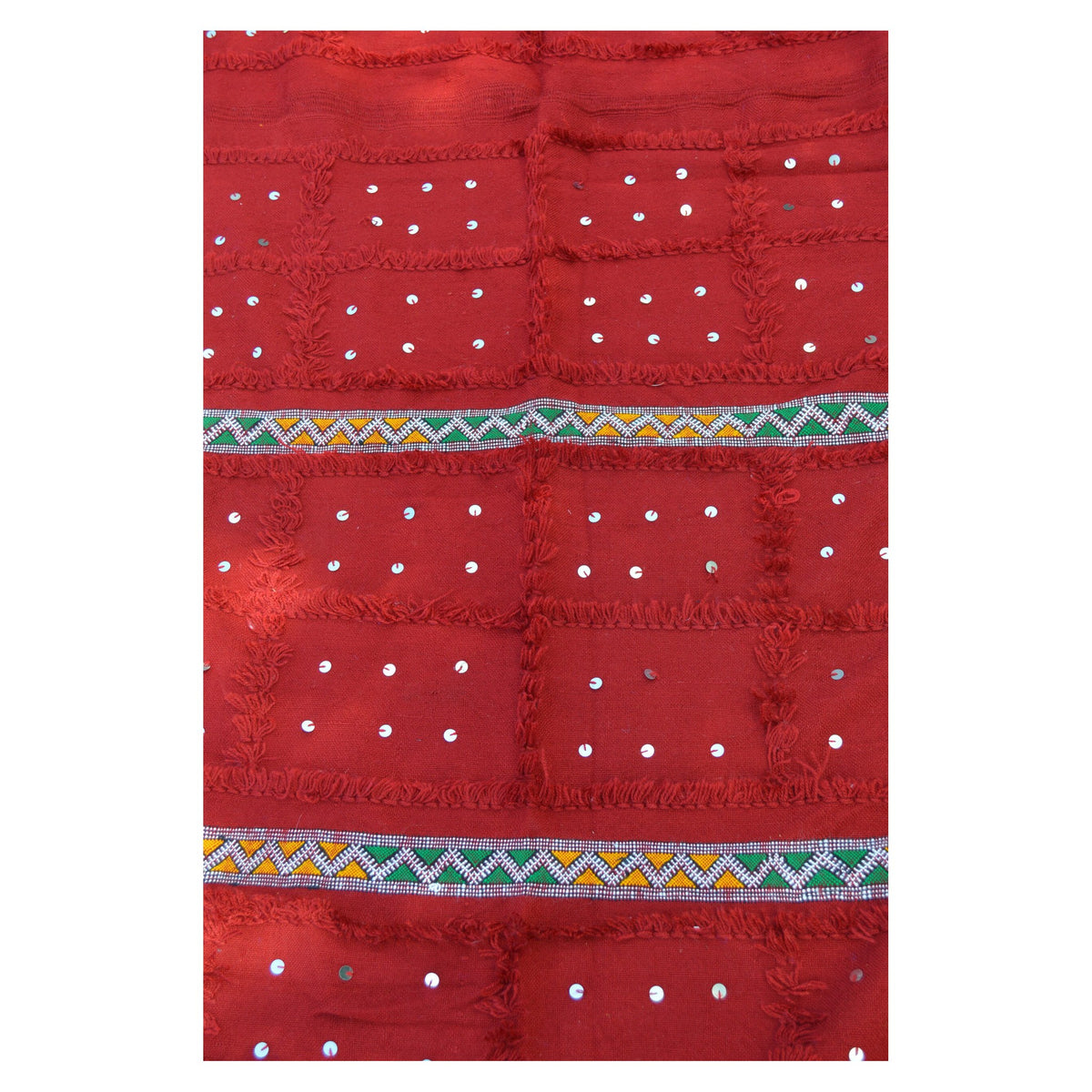 Tamir Handmade Moroccan Rug Red Set of 2