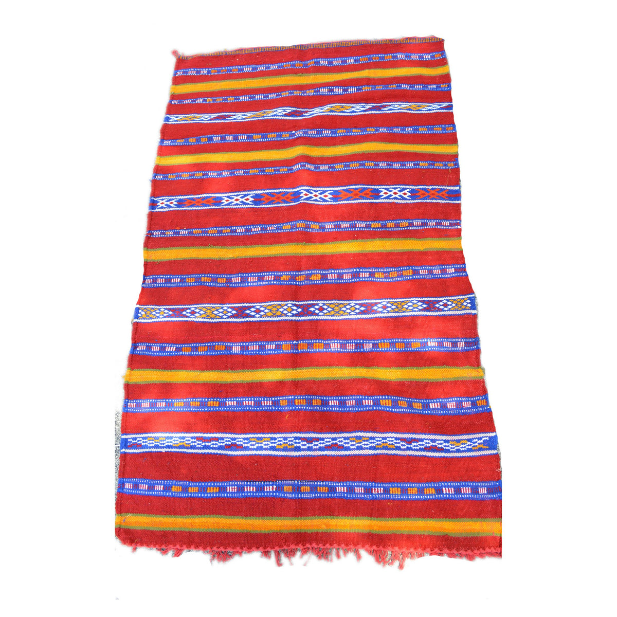 Ulayla Handmade Moroccan Rug Red Medium