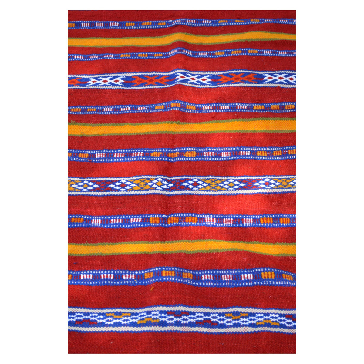 Ulayla Handmade Moroccan Rug Red Medium