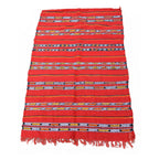Handmade Moroccan Rug Red Medium