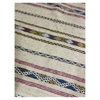 Sara Handmade Moroccan Rug White Medium