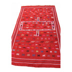 Yasmine Handmade Moroccan Kilim  Rug Red Large