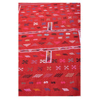 Yasmine Handmade Moroccan Kilim  Rug Red Large