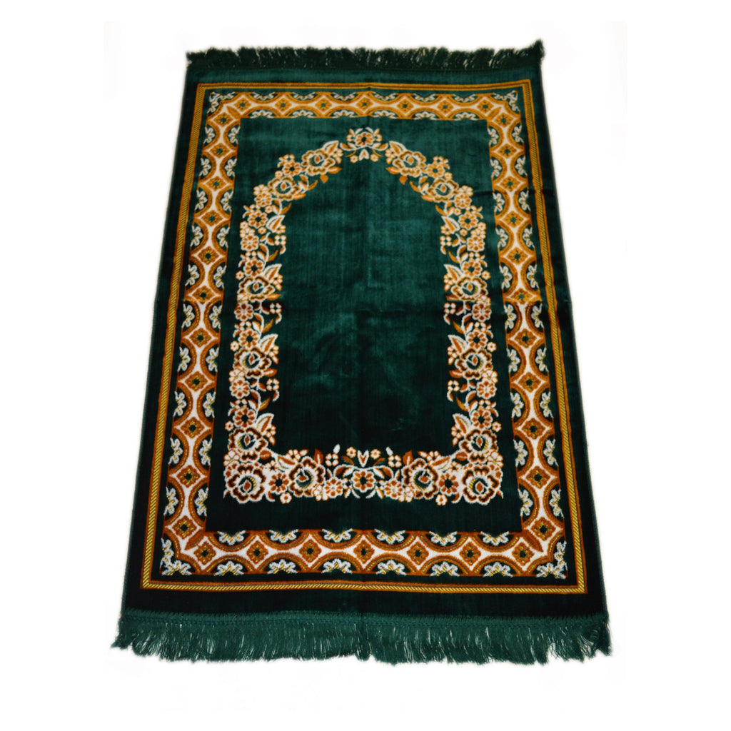 Sana Prayer Rug - Dark Green