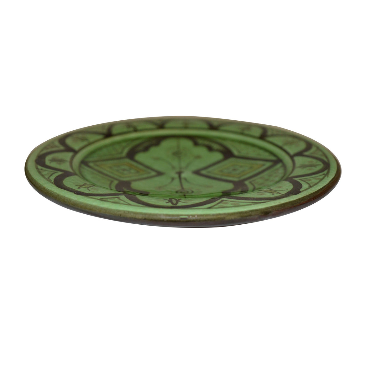 Safi Appetizer Serving Set Of Four Plates - Green