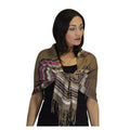 Rahma Shawl Silk Brown