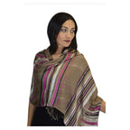 Rahma Shawl Silk Brown