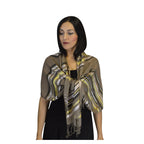 Rahma Shawl Silk Brown