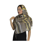 Rahma Shawl Silk Brown