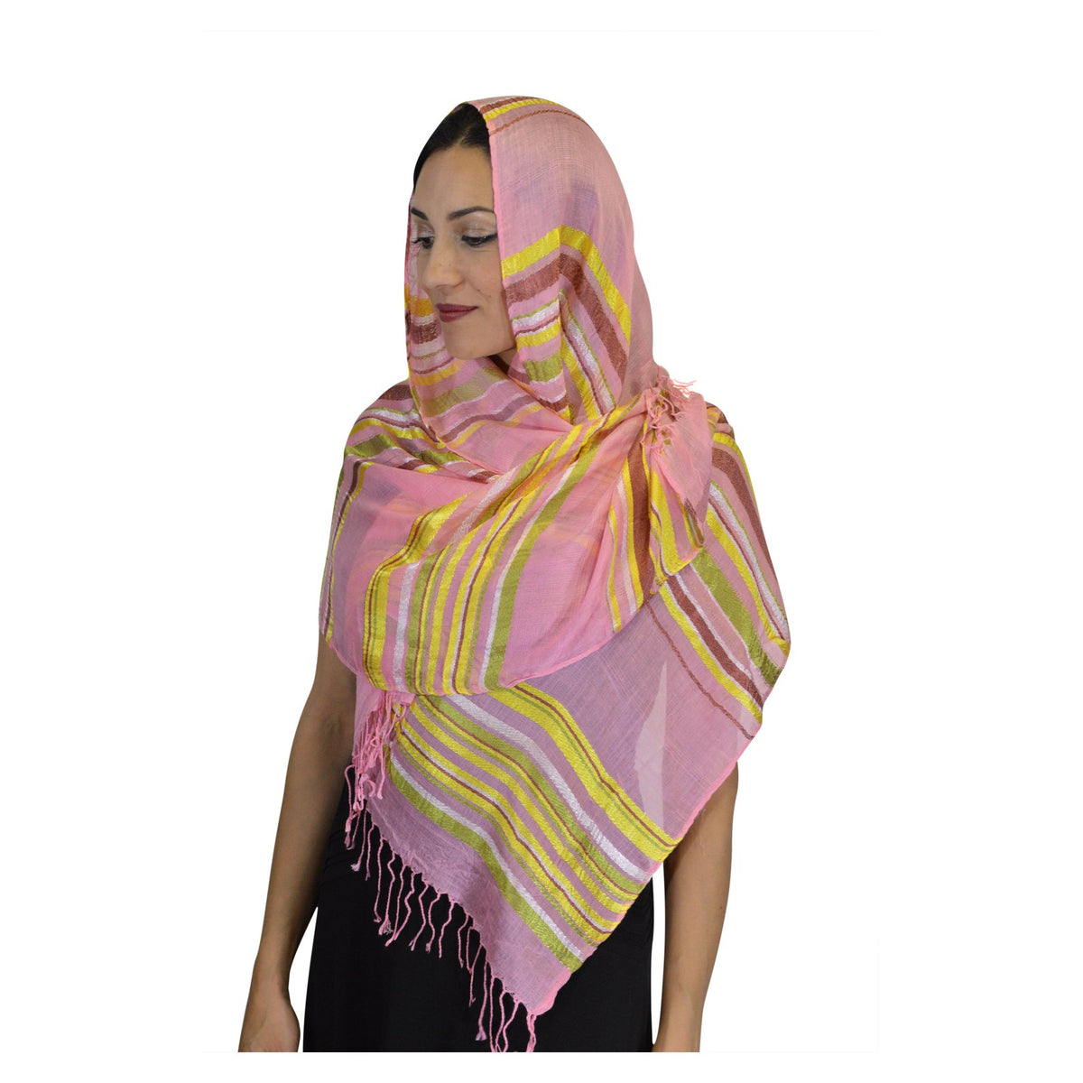 Rahma Shawl Silk Pink