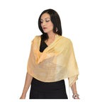 Fasia Silk Shawl - Coral