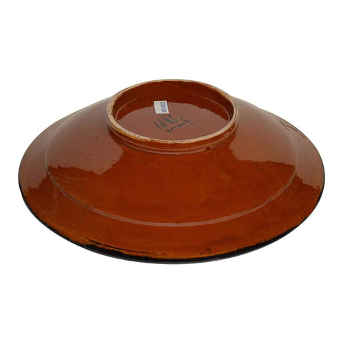 Safi Green Serving Plate Handmade X-Large 14 inches-10448