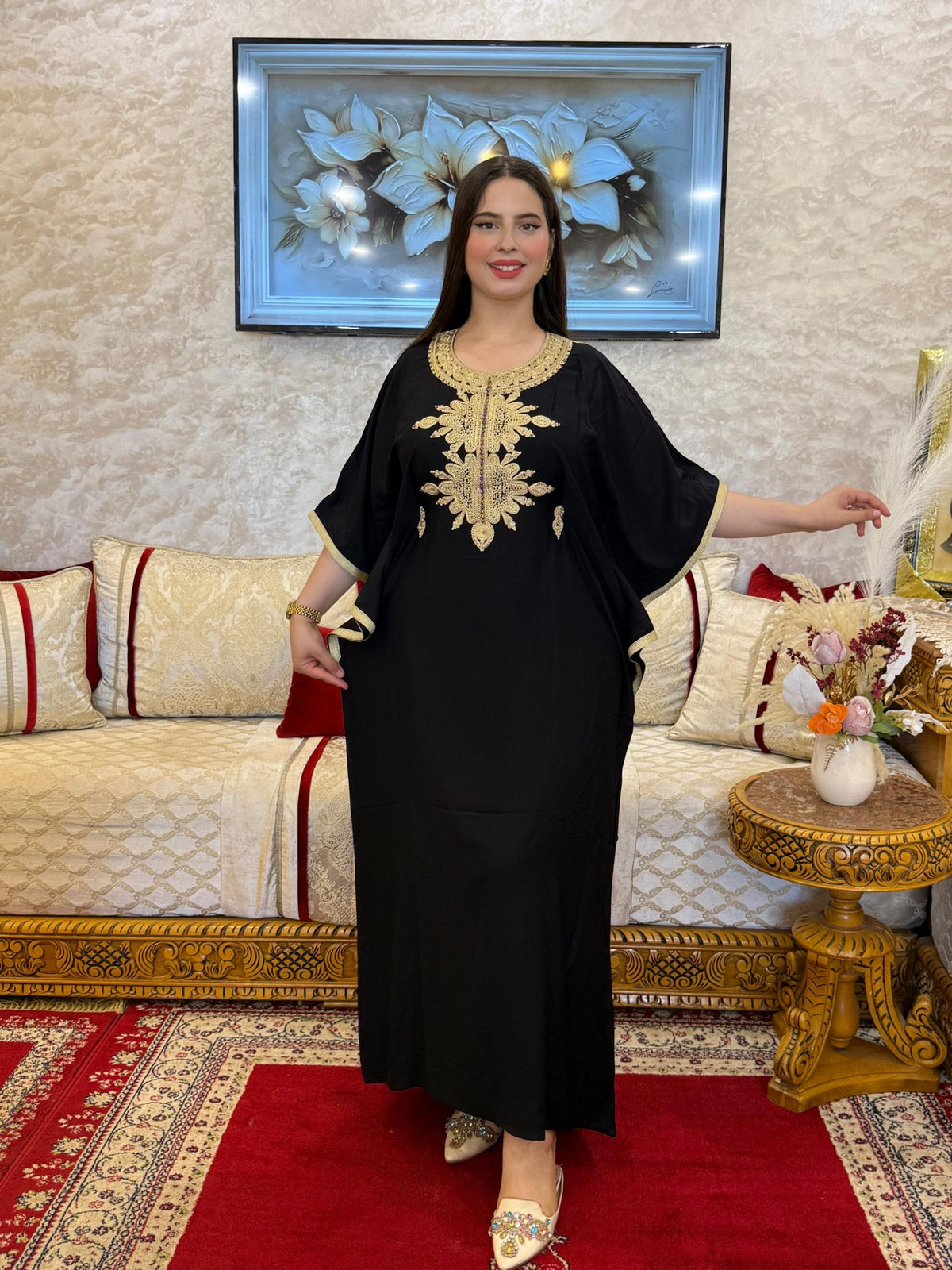 Amina Caftan - Black