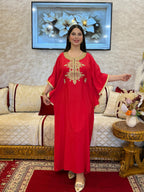 Amina Caftan - Red