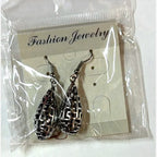 Bell Openwork Drop Earrings Silver