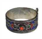 Berber Cuff Bangle Blue Butterfly