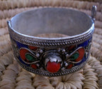 Berber Cuff Bangle Blue Butterfly