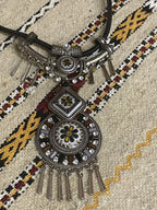 Berber Medallion Cord Necklace