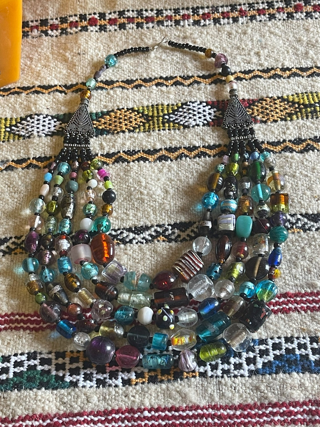 Berber Multicolor Beaded Necklace