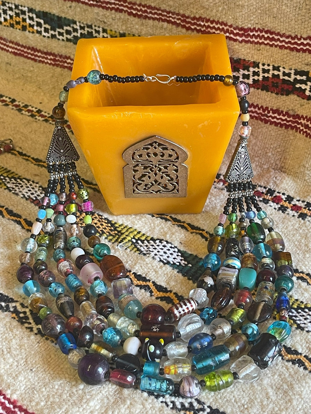 Berber Multicolor Beaded Necklace