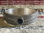 Berber Rope Bangle Black