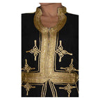 Butterfly Moroccan Woman Casual Kaftan - Black