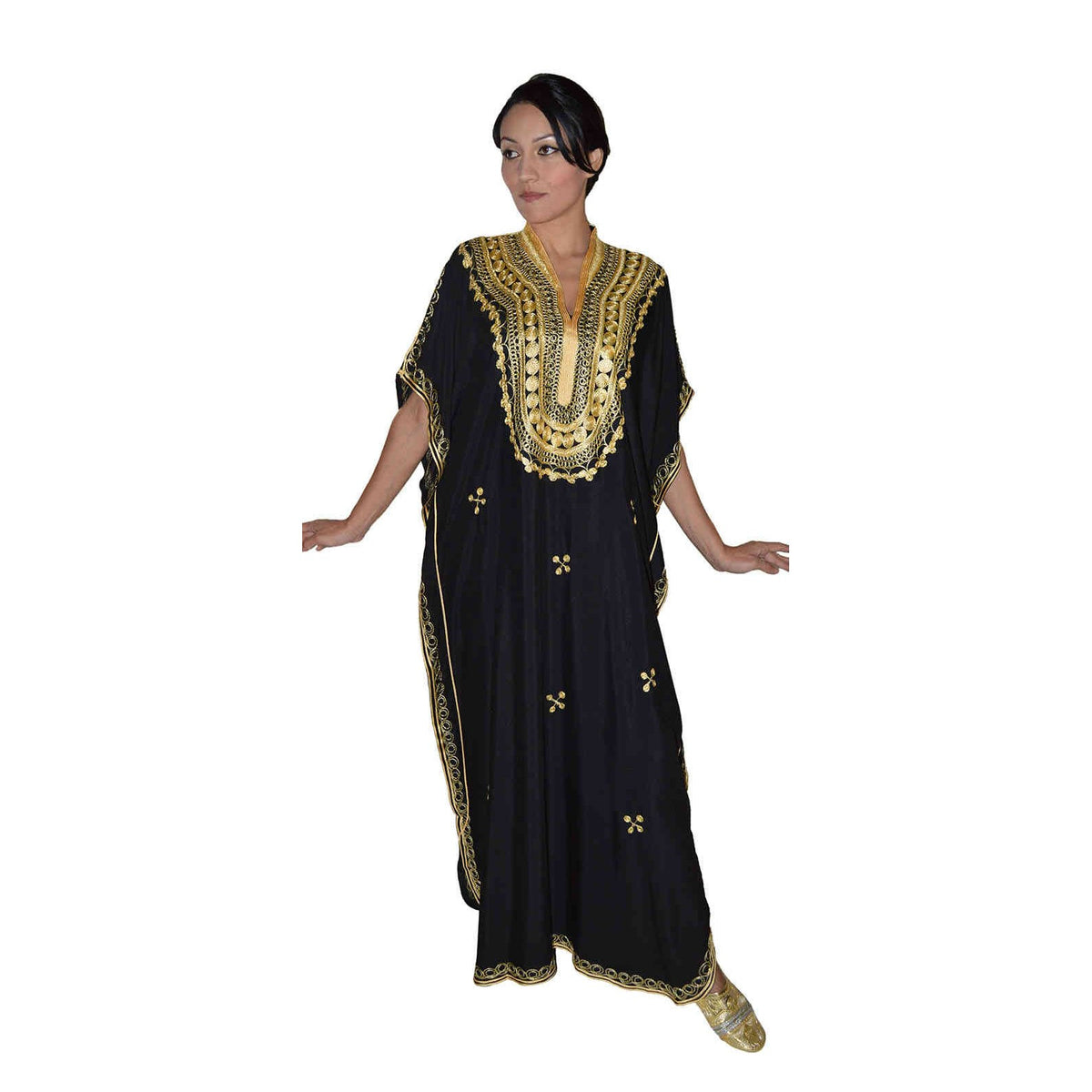 Kaltoum Caftan - Black