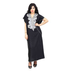 Maria Moroccan Woman Casual Kaftan - Black