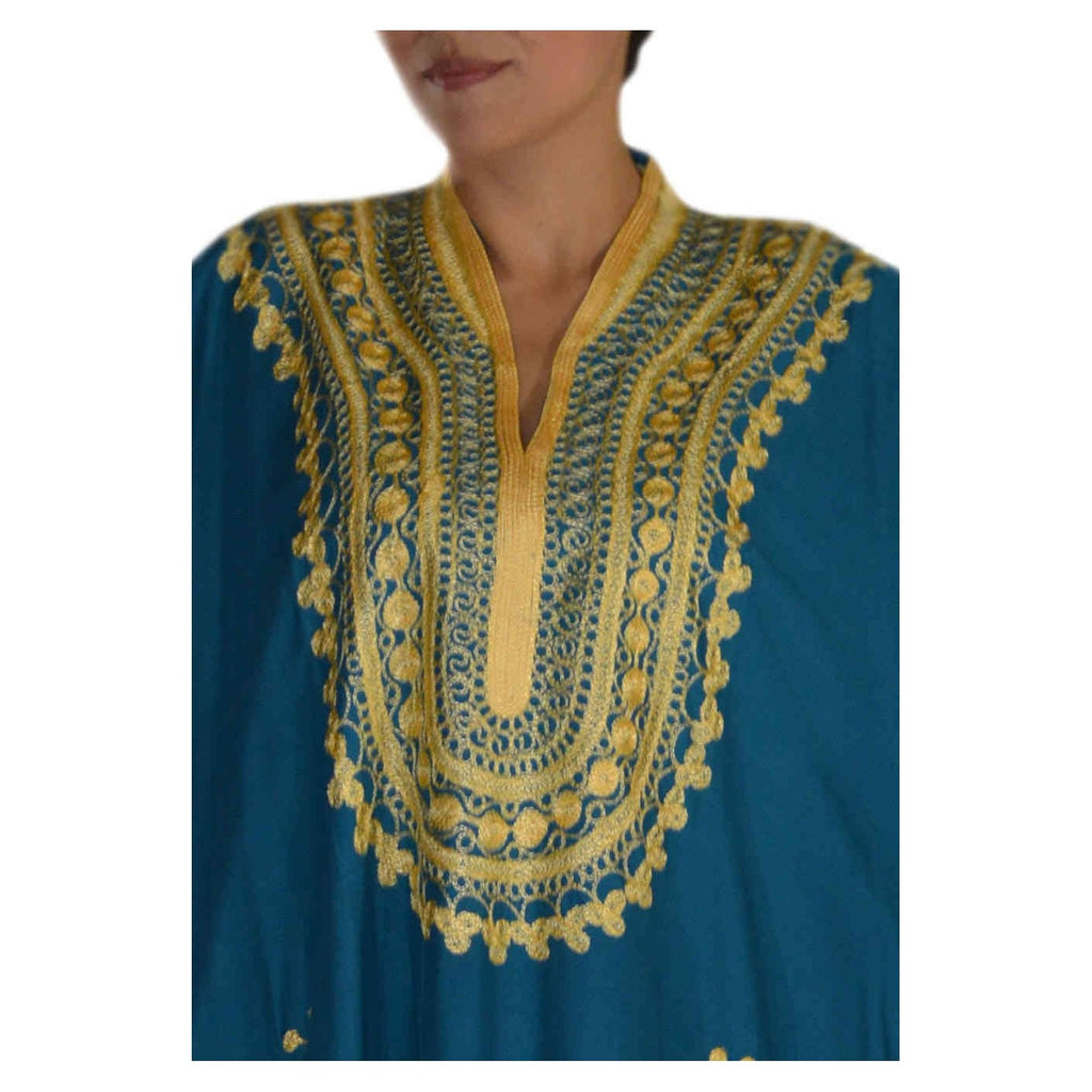 Kaltoum Caftan - Blue