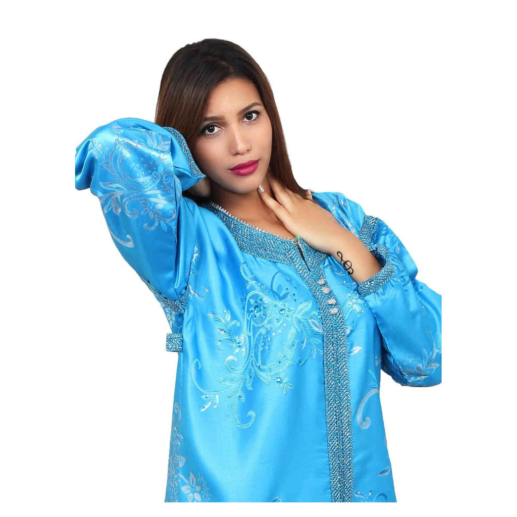 Bouchra Caftan Light Blue -3294