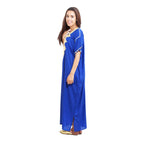 Andalousia Moroccan Woman Casual Kaftan - Blue