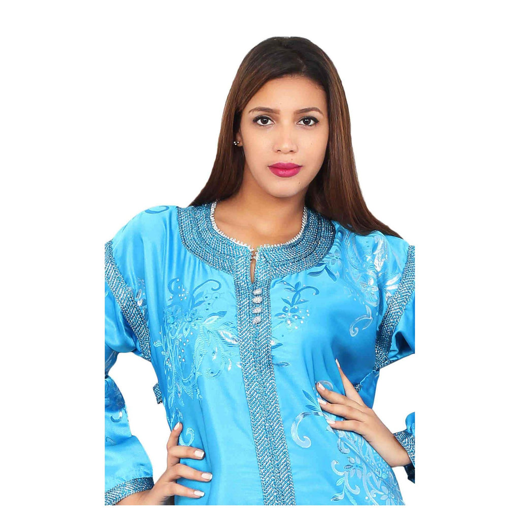Bouchra Caftan Light Blue -3291