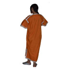 Halima Moroccan Woman Casual Kaftan - Orange