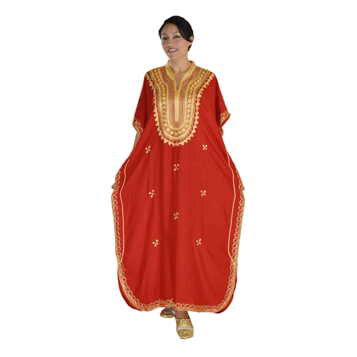 Kaltoum Caftan - Red