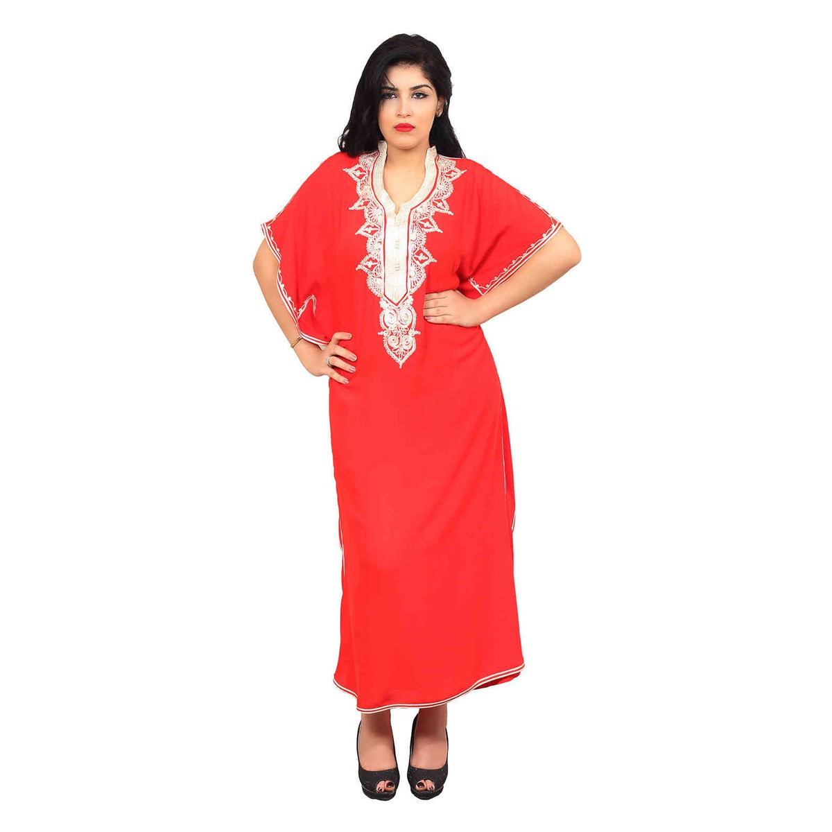 Jasmine Caftan - Red