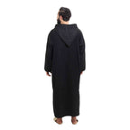 Men Winter Djellaba - Black