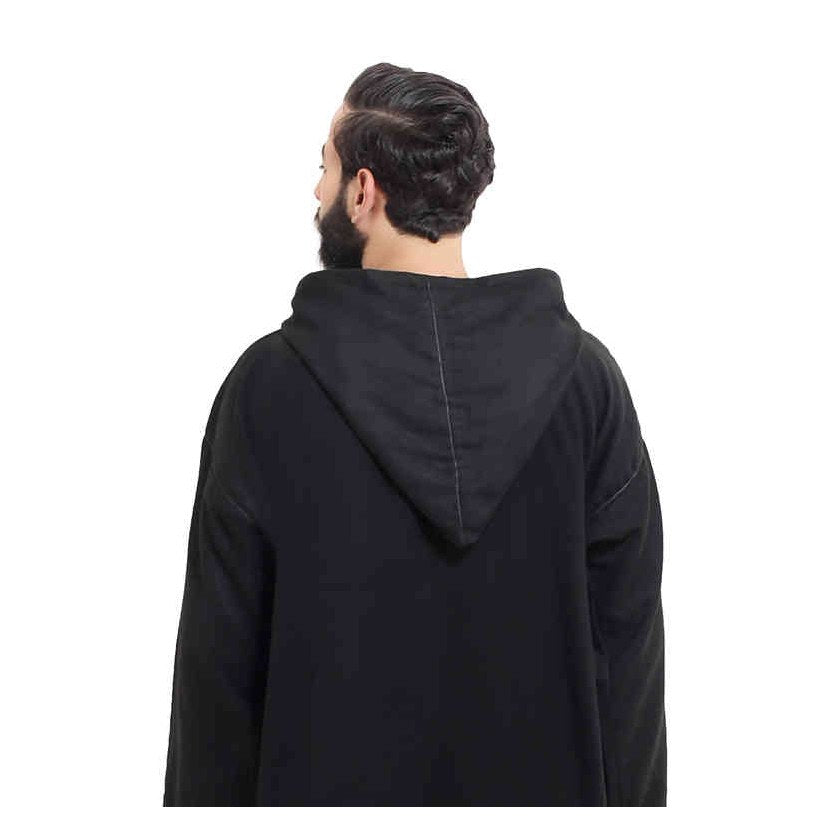 Men Winter Djellaba - Black