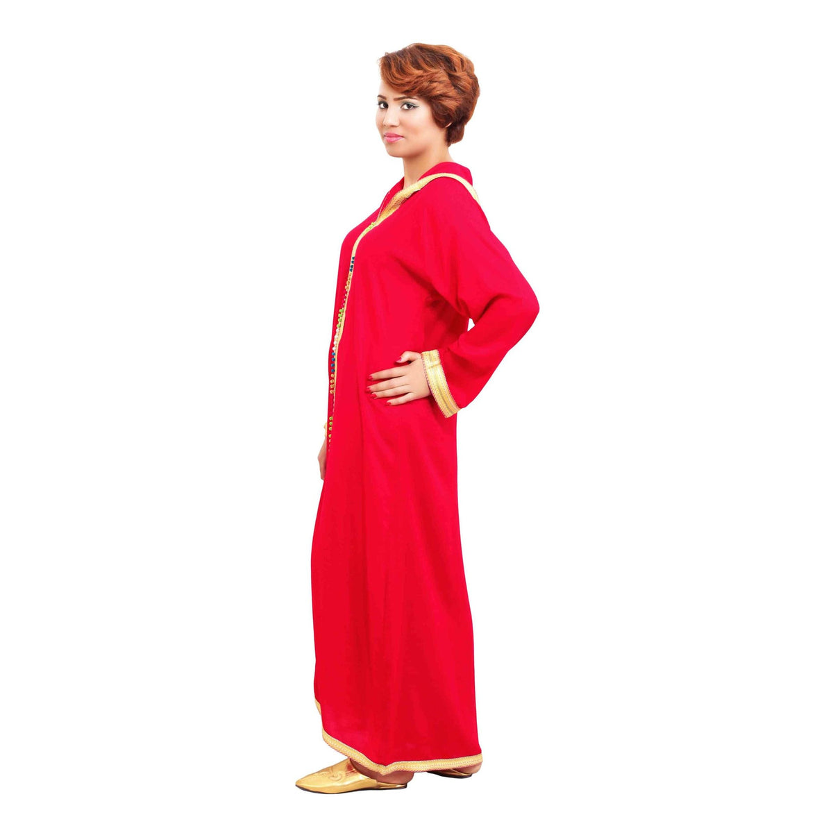 Moroccan Women Sara Djellaba - Red