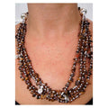 Nora Necklace - Dark Brown