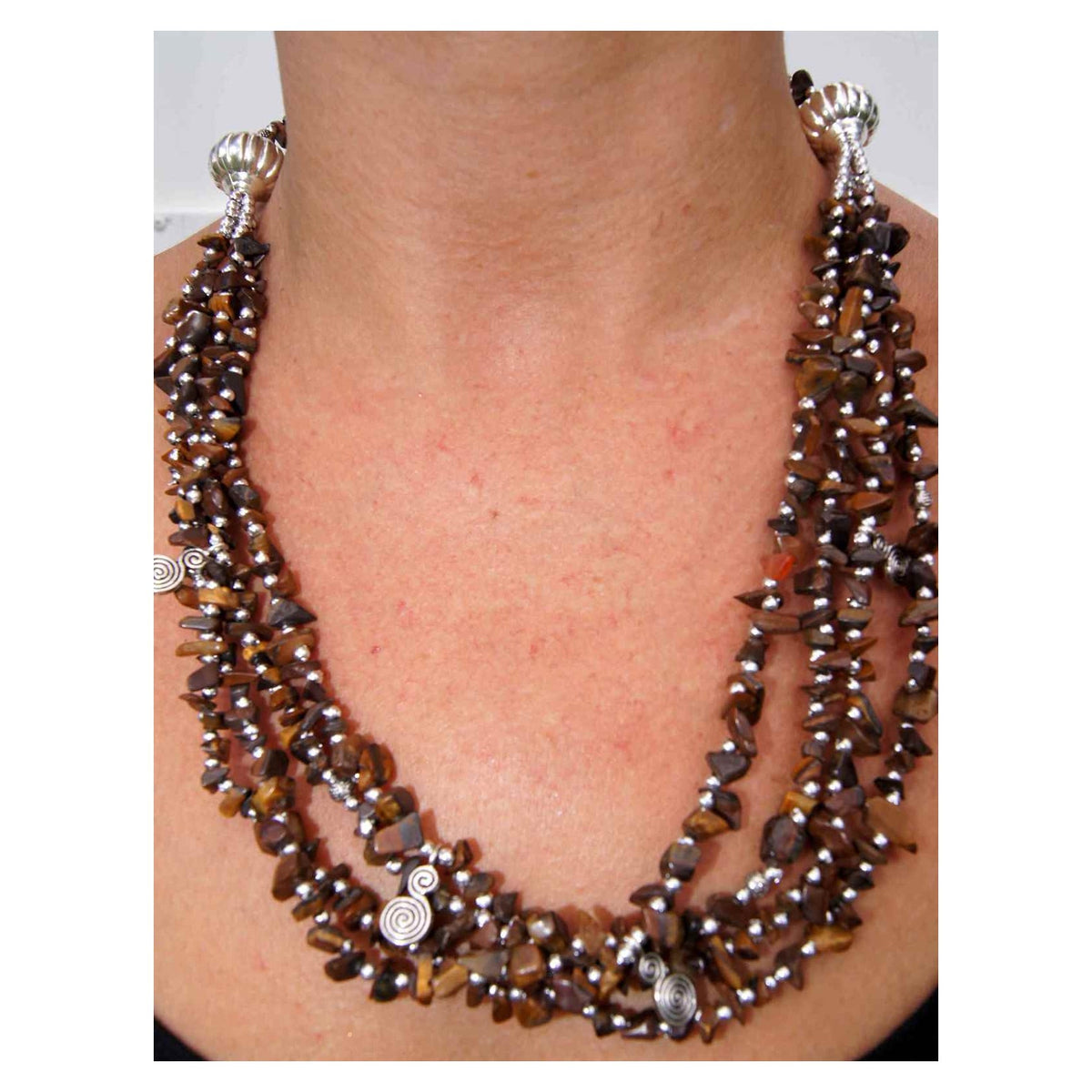 Nora Necklace - Dark Brown
