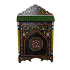 Moroccan Wood Mirror Medium Black-0